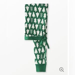 EUC - Women’s Hanna Andersson Winter Green Jogger Pajama Pants - Sz M